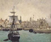 Edouard Manet Le Port de Calais (mk40) oil on canvas